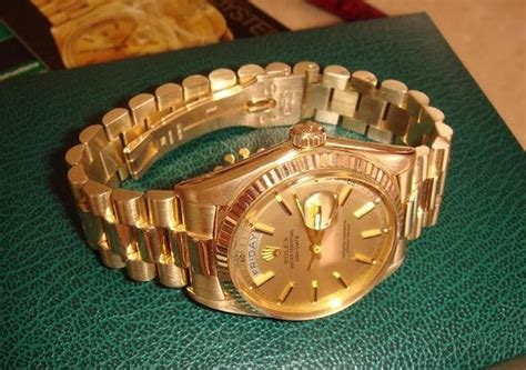 solid gold rolex mens watch|solid gold rolex price.